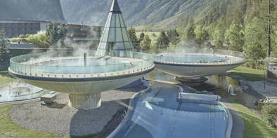 Station thermale des Alpes